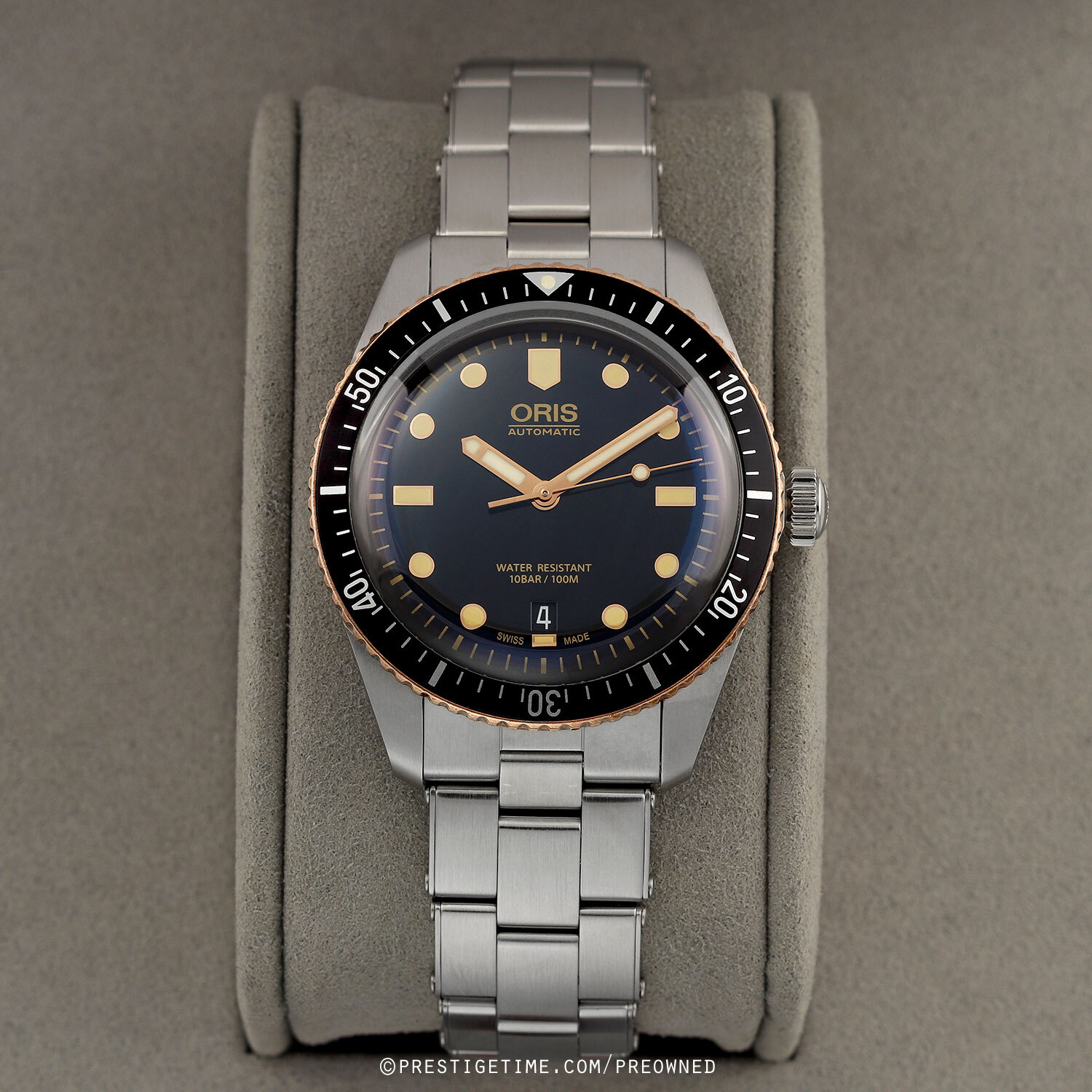 Pre owned Oris Divers Sixty Five 40mm 01 733 7707 4354 07 8 20 18